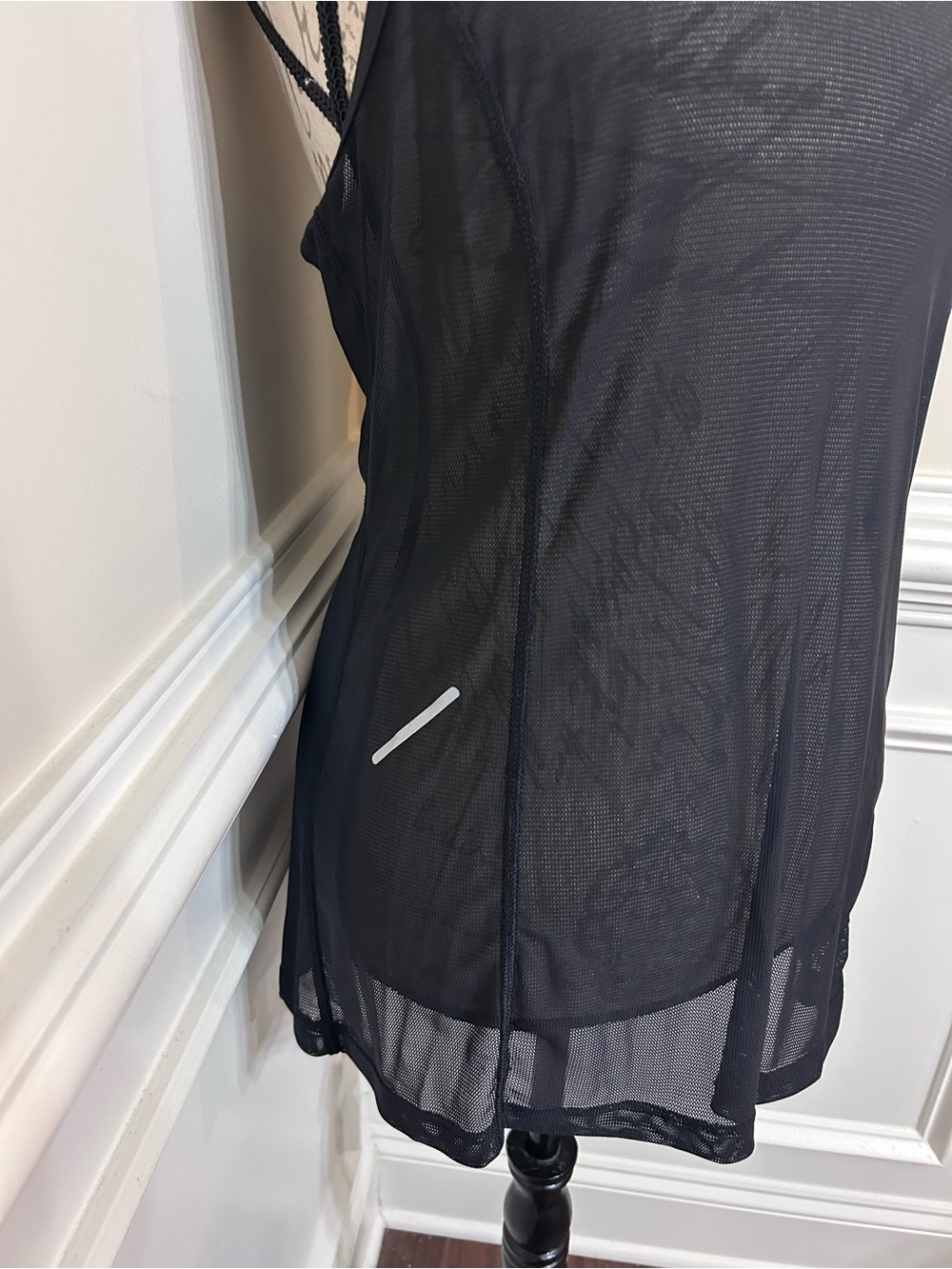 Fila Black Mesh Racerback Performance Tank - Picture 4 of 4